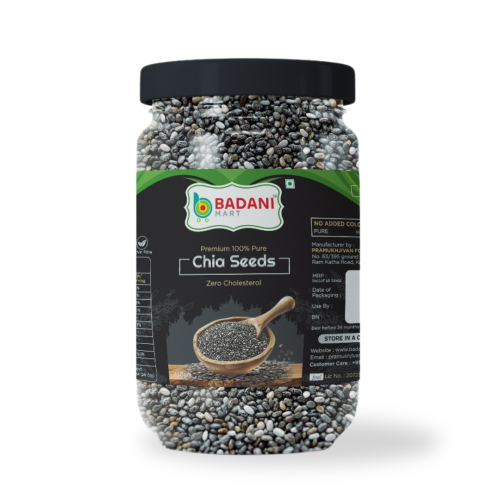 Badani™ Premium Whole Chia Seeds Jar