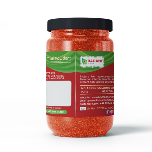 Badani™ Premium Chilli Powder With Natural Oils Jar – (200 Gm and 500 Gm) - Image 2