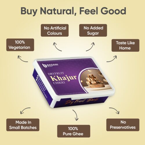 Badani™ Khajur Dry Fruit Chikki - Image 3