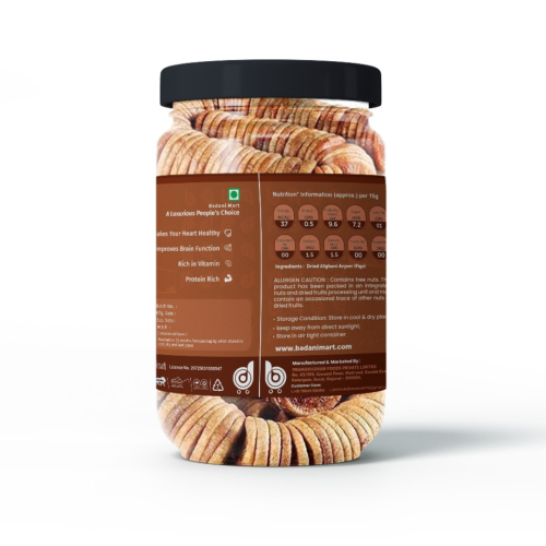 Badani™ Dried Anjeer Jar Pack of 500 Gm - Image 2