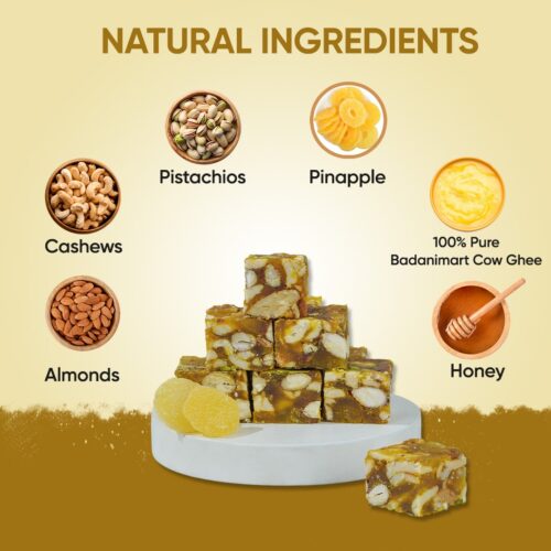 Badani™ Pineapple Dry Fruit Chikki Pack of 500 Gm - Image 2