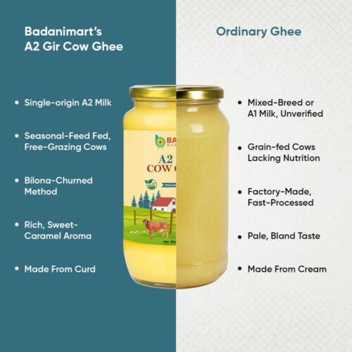 Badani Mart A2 Gir Cow Ghee – Pure Desi Cow Ghee Online at Best Price - Image 6