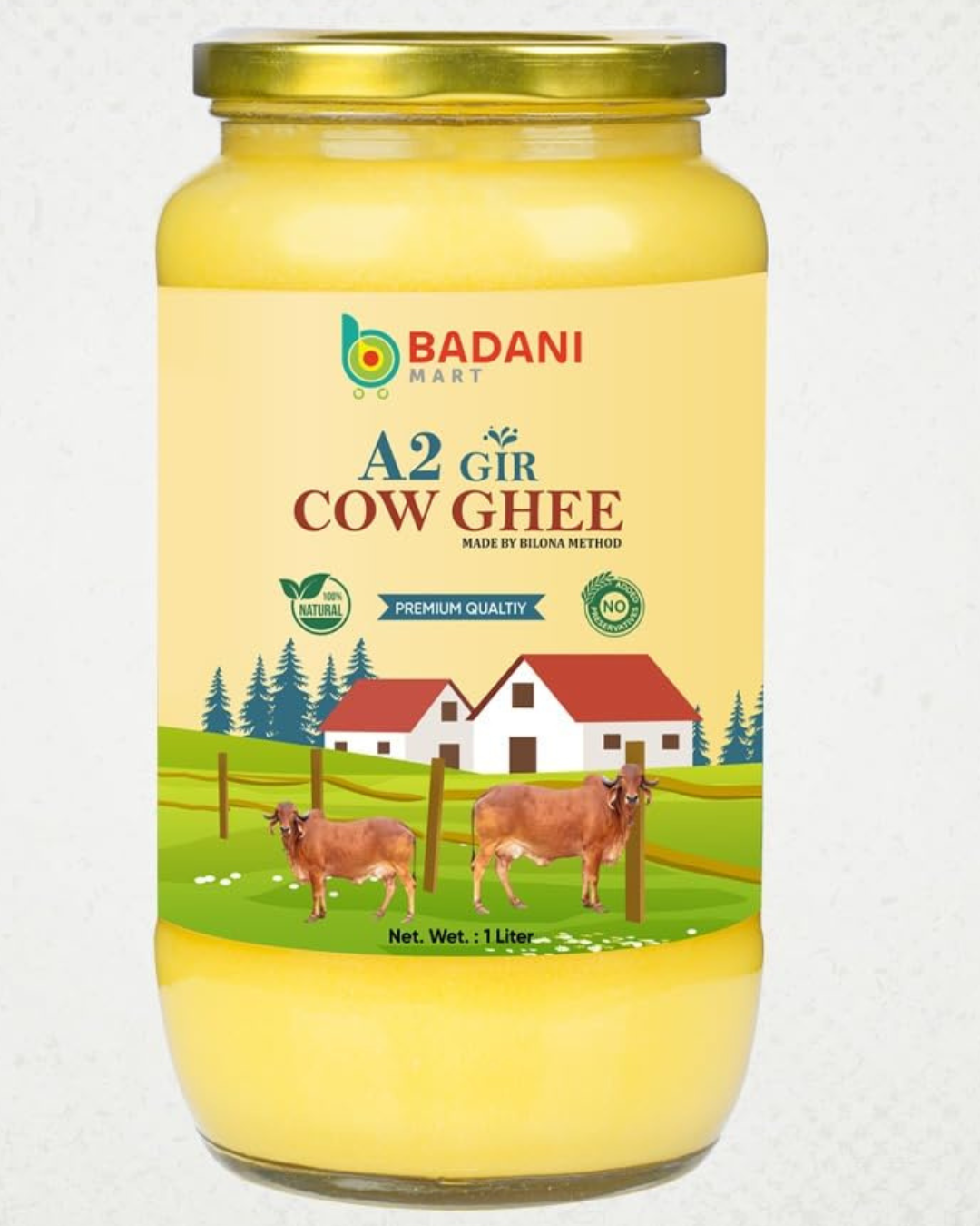 Badani Mart A2 Gir Cow Ghee – Pure Desi Cow Ghee Online at Best Price